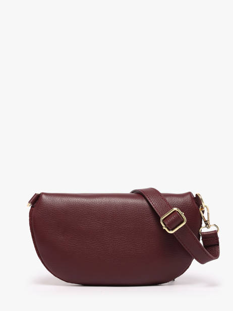 Belt Bag Leather Milano Red velvet caviar VC24111 other view 3