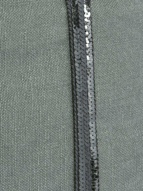 Large Le Cabas Tote Bag Linnen Sequins Vanessa bruno Blue cabas lin 31V40315 other view 2