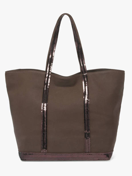 Large Le Cabas Tote Bag Sequins Vanessa bruno Brown cabas 1V40315 other view 4