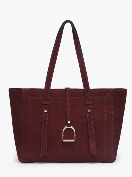 Shoulder Bag Altesse Suede Leather Etrier Violet altesse suede EASU088S