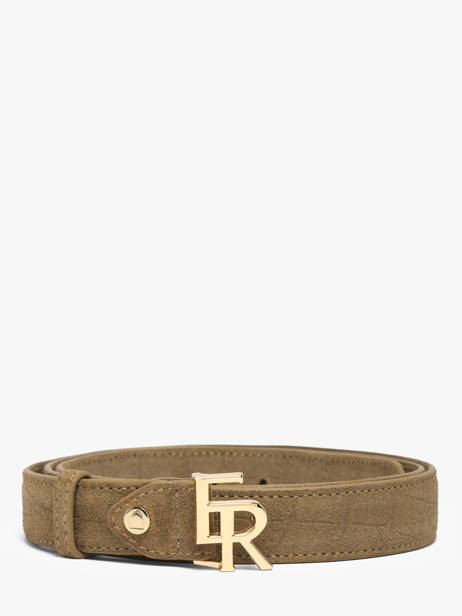 Belt Etrier Brown equestre croco EEQC414C