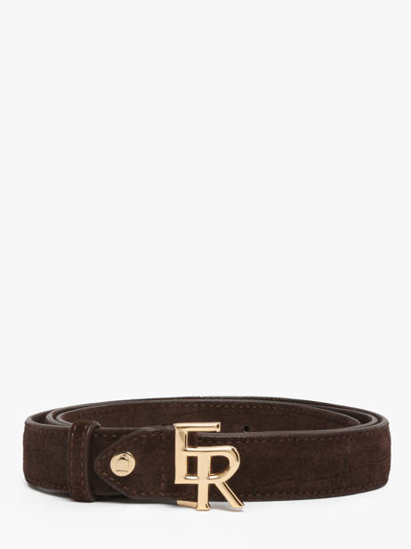 Ceinture Ajustable Equestre Croco Etrier Marron equestre croco EEQC414C