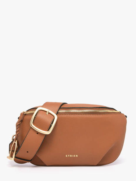 Belt Bag Torsade Leather Etrier Brown torsade ETOS022M