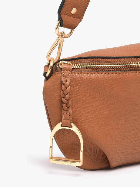 Belt Bag Torsade Leather Etrier Brown torsade ETOS022M other view 2