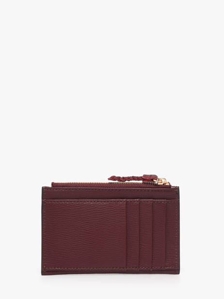 Card Holder Leather Etrier Violet torsade ETOS094M other view 2