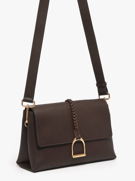 Shoulder Bag M Torsade Leather Etrier Brown torsade ETOS169M other view 2