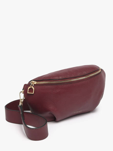 Medium Leather Tradition Belt Bag Etrier Violet tradition ETRA022M other view 2