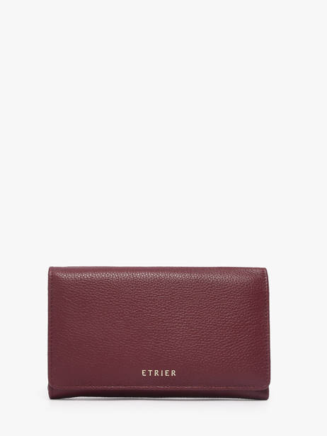 Portefeuille M Tradition Cuir Etrier Violet tradition ETRA095M