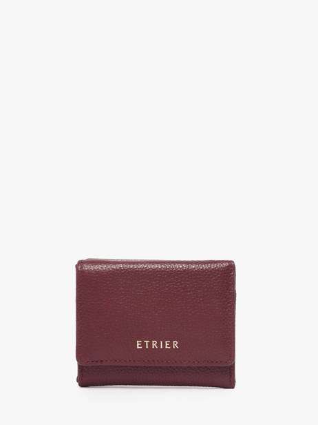 Porte-monnaie S Tradition Cuir Etrier Violet tradition ETRA095S