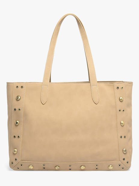 A4 Size Shoulder Bag Eyelet Eyelet Torrow Beige eyelet TEYE01