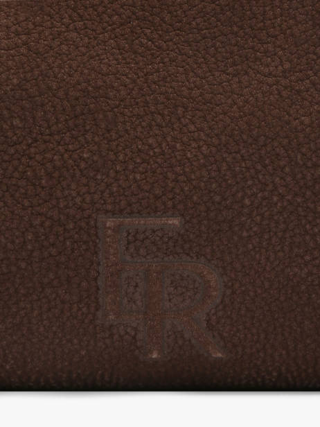 A4 Size Shoulder Bag Cavalier Nubuck Leather Etrier Brown cavalier nubuck ECAN215L other view 3
