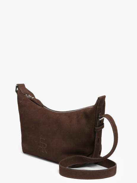 Shoulder Bag Cavalier Nubuck Leather Etrier Brown cavalier nubuck ECAN228M other view 2