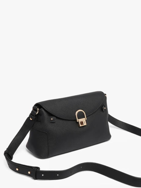 Crossbody Bag Equestre Leather Etrier Black equestre EEQT212M other view 2