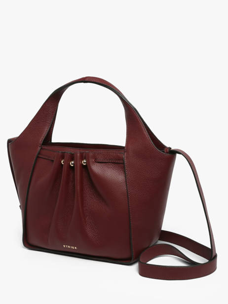 Satchel Foudre Leather Etrier Violet foudre EFOD238M other view 3
