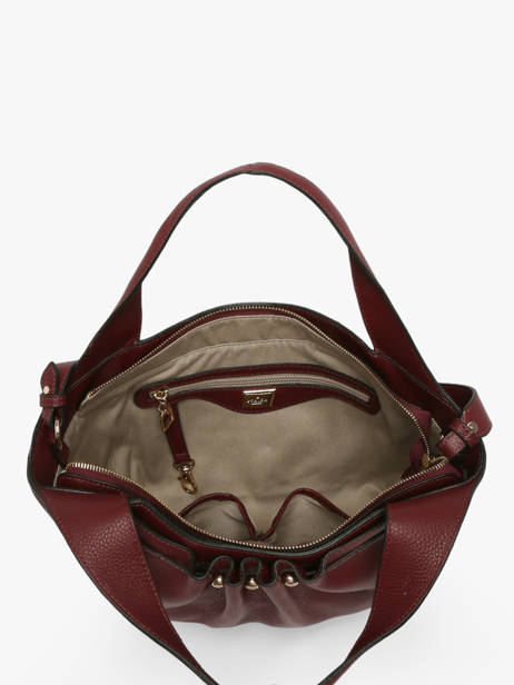 Satchel Foudre Leather Etrier Violet foudre EFOD238M other view 5