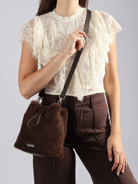 Crossbody Bag Amboise Leather Etrier Brown amboise EAMB218S other view 2