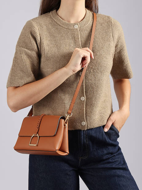 Shoulder Bag S Torsade Leather Etrier Brown torsade ETOS169S other view 1