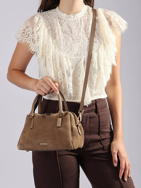 Satchel Sienne Leather Etrier Brown sienne ESIN220S other view 2
