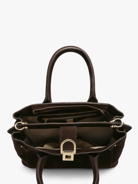 Satchel S Equestre Croco Leather Etrier Brown equestre croco EEQC142S other view 5