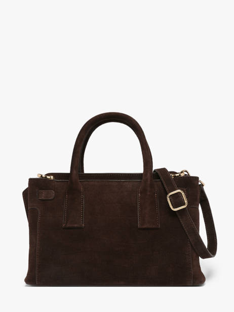 Satchel S Equestre Croco Leather Etrier Brown equestre croco EEQC142S other view 6