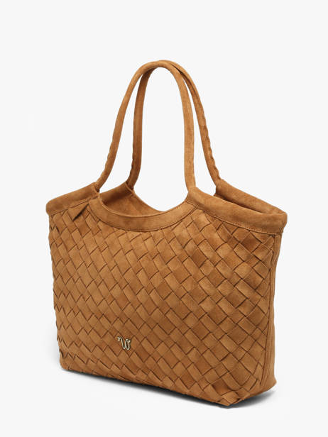 A4 Size Shoulder Bag Aubepine Woomen Brown aubepine WAUB03 other view 2