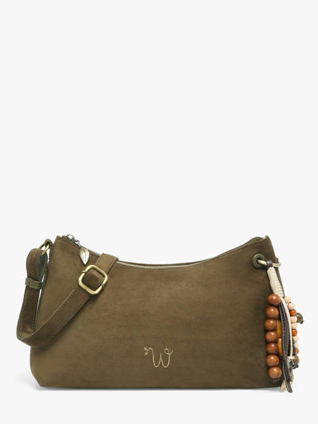 Sac Bandoulière Ginseng Woomen Vert ginseng WGIN03