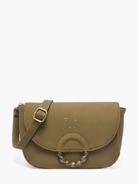 Shoulder Bag Neflier Pearl Woomen Green neflier pearl WNEP04