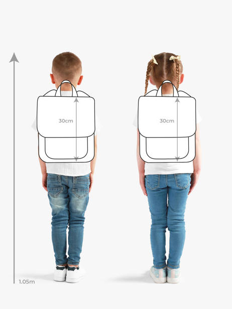 1 Compartment Backpack Roxy Beige back to school RJBP5053 other view 1