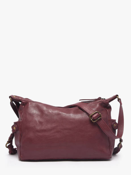 Shoulder Bag Cow Leather Basilic pepper Red cow BCOW86 other view 4