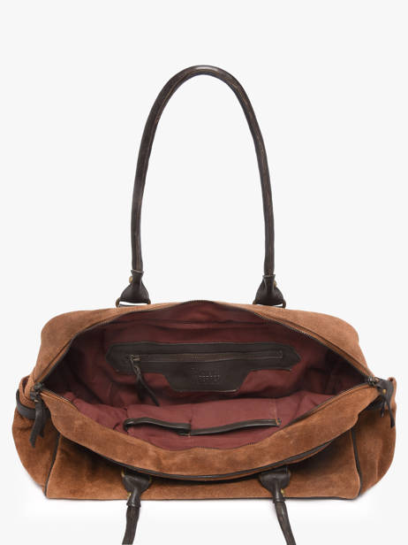 A4 Size Shoulder Bag Vienne Leather Basilic pepper Brown vienne BVIE04 other view 3