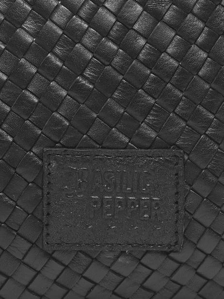 Crossbody Bag Lisbonne Leather Basilic pepper Black lisbonne BLIS01 other view 2