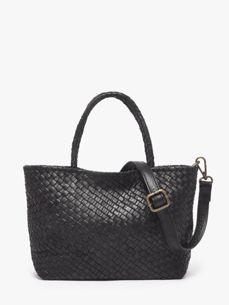 Crossbody Bag Lisbonne Leather Basilic pepper Black lisbonne BLIS01 other view 4