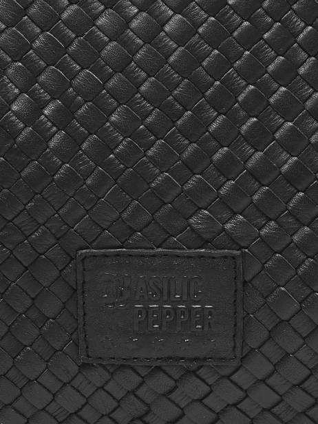 Shoulder Bag A4 Lisbonne Leather Basilic pepper Black lisbonne BLIS02 other view 2