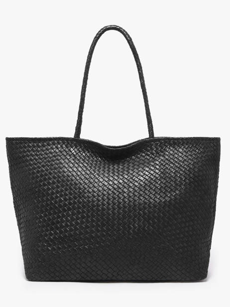 Shoulder Bag A4 Lisbonne Leather Basilic pepper Black lisbonne BLIS02 other view 4