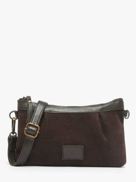 Shoulder Bag Vienne Leather Basilic pepper Brown vienne BVIE01