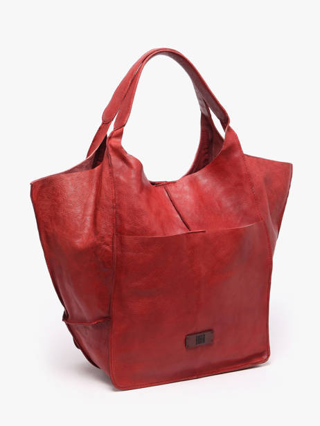 Shoulder Bag Heritage Leather Biba Red heritage HOM1L other view 2