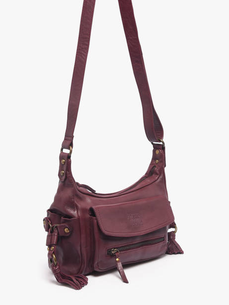 Shoulder Bag Cow Leather Basilic pepper Red cow BCOW91 other view 1