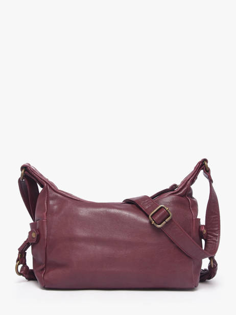 Shoulder Bag Cow Leather Basilic pepper Red cow BCOW91 other view 4