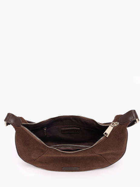 Shoulder Bag Velours Vanessa wu Brown velours MA3036 other view 2
