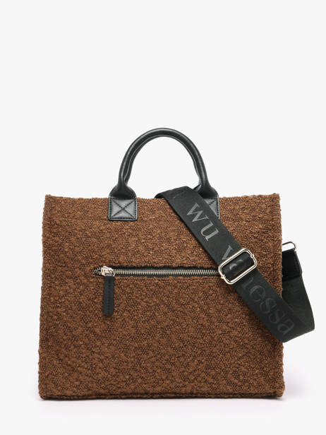 Shopping Bag Cabas Vanessa wu Brown cabas MA3035 other view 3