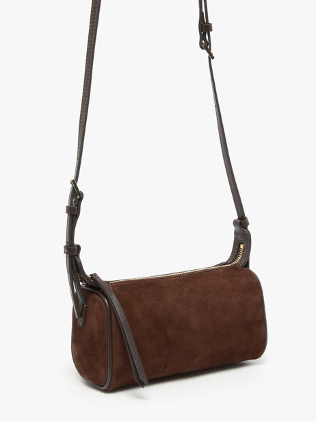 Bowling Bag Suede Leather Lancaster Brown suede 54 other view 2