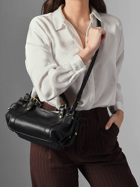 Sac Bandoulière Icone Cuir Gerard darel Noir icone DES73440 vue secondaire 1