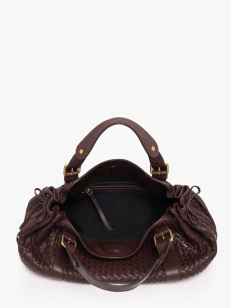 Shoulder Bag Tresse Leather Gerard darel Brown tresse DES01478 other view 3
