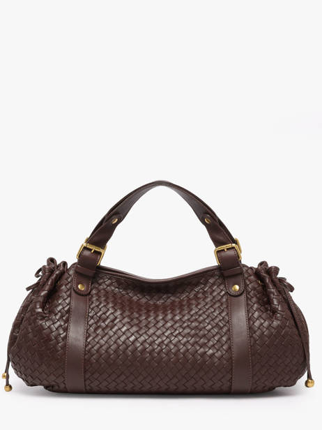Shoulder Bag Tresse Leather Gerard darel Brown tresse DES01478 other view 4