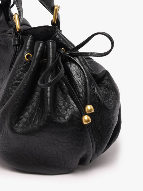 Shoulder Bag Bubble Leather Gerard darel Black bubble DES01428 other view 2