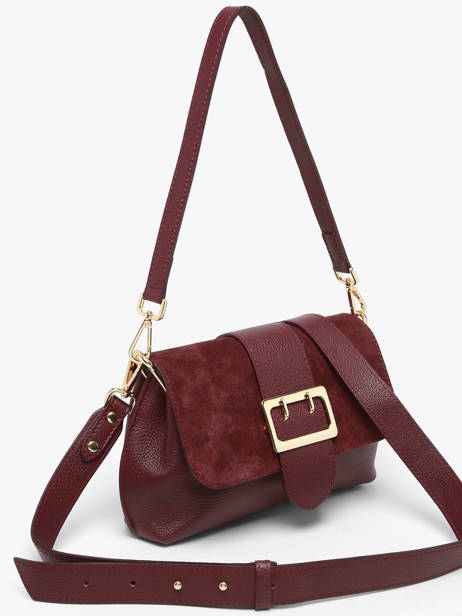 Sac Porté Main Velvet Caviar Cuir Milano Rouge velvet caviar VC25114 vue secondaire 2