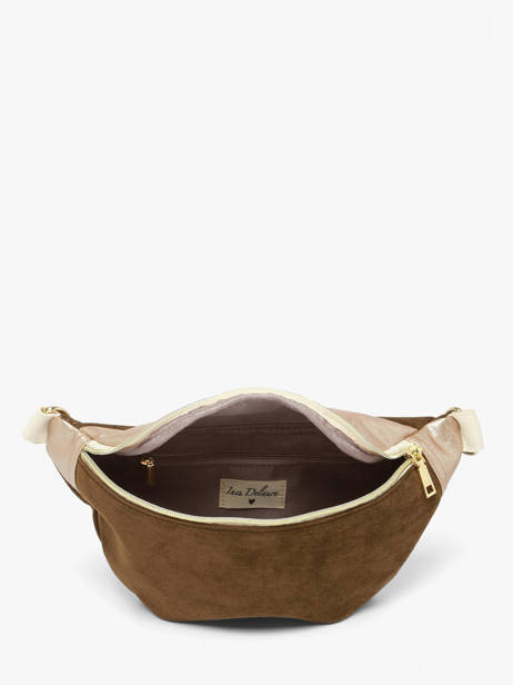 Belt Bag Ines de laure Brown suede 1685551 other view 2
