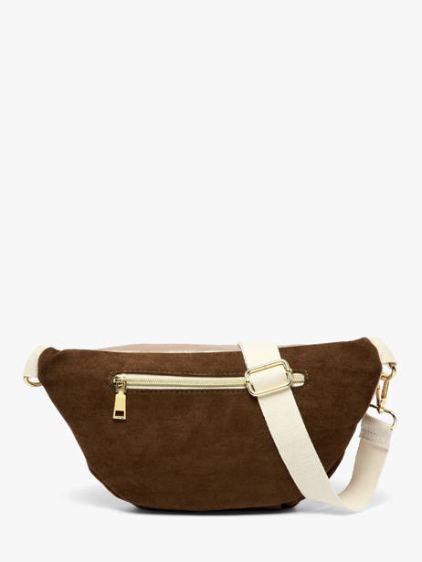 Belt Bag Ines de laure Brown suede 1685551 other view 3