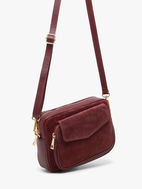 Shoulder Bag Velvet Caviar Leather Milano Red velvet caviar VC25067 other view 1