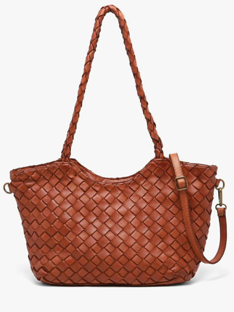 Shoulder Bag Dewashed Leather Milano Brown dewashed DE26062 other view 3